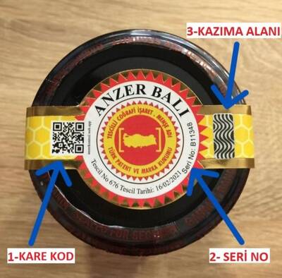 Anzer Balı Coğrafi Tescilli 1000 gr, 2026 Yılı